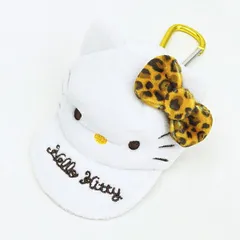 サンリオ ハローキティ ヒョウ柄 帽子型ポーチ ブラウン Sanrio