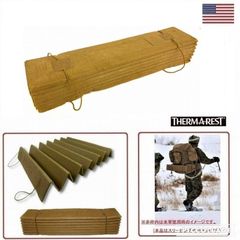 [US Military Surplus] Sleeping Bag Mat, Accordion Foam Sleeping Mat, Camping, Outdoor, THERM-A-REST (100) HC31BK-W#26
