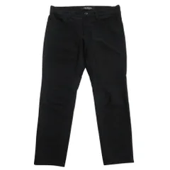 美品 14AW JUNYA WATANABE ジュンヤワタナベ 光沢 スキニー パンツ スラックス テーパード ラメ S 黒 ブラック レディース 古着 中古 USED