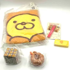 ポンデライオン5点セット　バスタオル　D-ピピコストラップ　D-クリップス　ルービックキューブ　光るヨーヨーのサムネイル