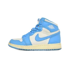 ナイキ NIKE GS Air Jordan 1 High OG UNC Reimagined エアジョーダン1 ハイ リイマジンド キッズ スニーカー US6.5Y 水色 ライトブルー FD1437-402 ☆AA★