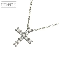 ダイヤ 1.00ct ネックレス 50.5cm Pt プラチナ Diamond Necklace 90316350