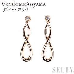 ヴァンドーム青山 ハートシェイプ k18YGダイヤピアス 計0.36ct - メルカリ