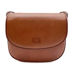 BURBERRY バーバリーズ ショルダーバッグ ロゴ ヴィンテージ レザー ブラウン レディース 【中古】