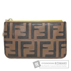 FENDI フェンディズッカ柄　F F柄キーリング付ケース　カード入れ フェンディ カード/キーケース - メルカリ