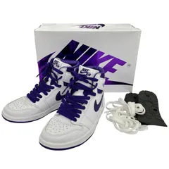 186000  NIKE ナイキ WMNSエアジョーダン　ハイ OG 23cm ホワイト/コートパープル