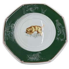 エルメスHERMES 絵皿食器 犬 八角形 ダックスフント黄色 - メルカリ