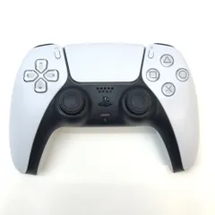 ●SONY 周辺機器 ワイヤレスコントローラー DualSense(ホワイト)[CFI-ZCT1J]  箱なし ジャンク品