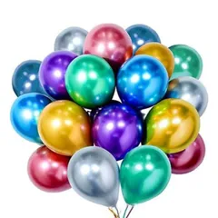 Aurenne バルーン 100個 風船 誕生日 バルーンアート 飾り メタリック 装飾 結婚式 パーティー 記念日 マルチカラー 10インチ 