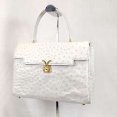 アルフレッドロー 西ドイツ オーストリッチ ハンドバッグ ヴィンテージ 