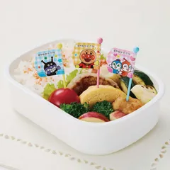 それいけ！アンパンマン フラッグピック 12本入 （ おかずピック お弁当ピック ピックス 弁当 子供お弁当用 子供用 キッズ キャラ弁 お弁当グッズ パーティー 運動会 お弁当 お弁当用 幼稚園 保育園 デコ弁 )