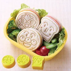 それいけ！アンパンマン マルチぬき型 食パン抜型 3個入 （ 食パン お弁当抜き型 押し型 デコ弁 クッキー クッキー抜型 日本製 クッキー抜き型 抜型 子供 プラスチック製 可愛い お菓子作り 製菓グッズ 野菜抜き型 )