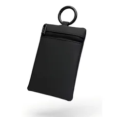 【新品】 カラビナ付き 防水ミニポーチ 11.5 x 8cm メンズ 小さめ 薄型 ワイヤレスイヤホンポーチ イヤホンケース ミニイヤホンバッグ スマートキーケース ガジェットポーチ 防水ポーチ Eimless 1