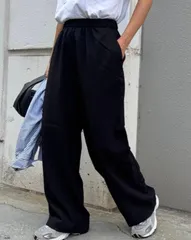 【新品未使用】　CIAOPANIC TYPY　チャオパニックティピー 　ブラック　リネン　 ワイドパンツ　M