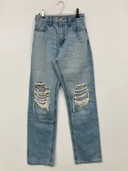 UNIQLO JEANS ユニクロジーンズ デニムパンツ 22(56cm) ブルー