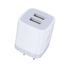 Hootek USB充電器 2ポート USB コンセント ACアダプター 【2.1A急速充電/PSE認証/コンパクト】 USB電源アダプタ アイフォン 充電器 アンドロイド 充電器 スマホ 充電器 携帯充電器 AC充電器 iPhone11/11Pro/11 1