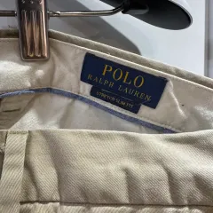 ポロラルフローレン ストレッチ スリムフィット コットンパンツ ベージュ チノ