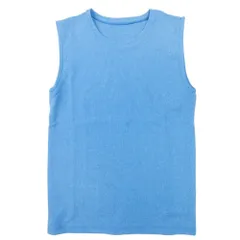 美品 TAARA clothing タアラ クロージング ノースリーブ トップス カットソー ストレッチ ヨガウェア トレーニング OS 青 ブルー レディース 古着 中古 USED TOPS - taaraclothing.com