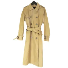 美品 Simplicite シンプリシテェ トレンチコート 裏地チェック ジャケット ガンパッチ アウター コットン S ベージュ レディース 古着 中古 USED