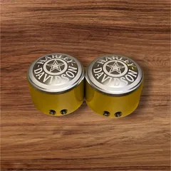 ハーレー フロント アクスルシャフトカバー キャップ スポーツスター ダイナ　アクスルナットカバーのサムネイル