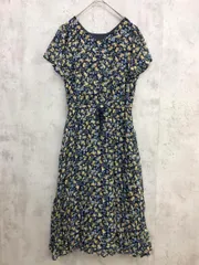 WILLSELECTION ウィルセレクション 08-1915100156 花柄 フリルスリーブ ロング ワンピース sizeM/総柄 ■◆ レディース