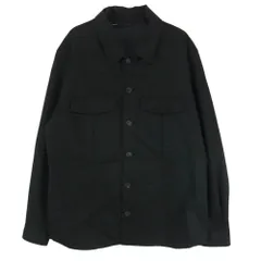 JOSEPH ジョセフ スムースサテンストレッチ CPOシャツ 長袖シャツ ブラック系 46【中古】のサムネイル