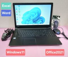 S124 TOSHIBAノートパソコンSSD第6世代WEBカメラWindow11 - メルカリ