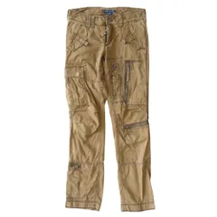 RALPH LAUREN ラルフローレン パラシュート カーゴ パンツ ミリタリー サイズ7 茶 ブラウン レディース 古着 中古 USEDのサムネイル