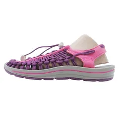 美品 KEEN キーン UNEEK ユニーク メッシュ サンダル アクアシューズ 靴 23.0cm ブライトローズ×パープルマジック レディース 古着 中古 USED