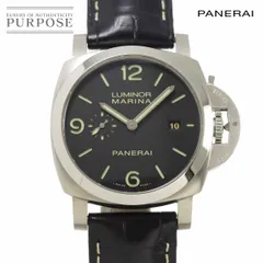 パネライ PANERAI ルミノール マリーナ PAM03312 メンズ 腕時計 デイト ブラック オートマ 自動巻き ウォッチ Luminor 90321477のサムネイル