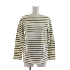 オーチバル ORCIVAL オーシバル バスクシャツ カットソー 長袖 ボーダー柄 白 ホワイト カーキ /RR