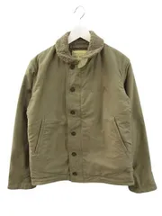 バズリクソンズ BUZZ RICKSON’S M品番 N-1 デッキジャケット M USN ステンシル ミリタリー カーキ系 