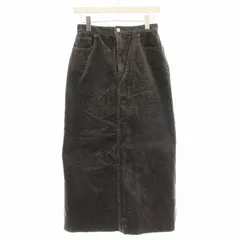 ジャーナルスタンダード JOURNAL STANDARD コーデュロイ カットオフ スカート 21-060-400-8000 ロング タイトスカート 36 グレー /☆G