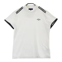 サイズ：L CALLAWAY キャロウェイ  ハイネック 半袖Tシャツ  ホワイト系 [240101664718] ゴルフウェア レディース ストスト