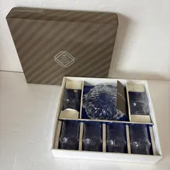 未使用【HOYAクリスタル  灰皿付きタンブラーセット】ガラス  ギフト品