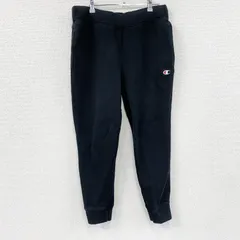 Champion　チャンピオン　リバースウィーブ　スウェットパンツ　ヘビーウエイト　刺繍ロゴ　現行　黒　ブラック　Lサイズ　古着