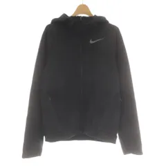 ナイキ NIKE パーカー フーディー S 裏起毛 黒 ブラック 無地 長袖 /AU