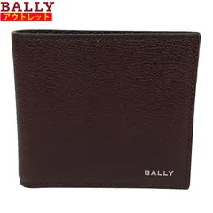 BALLY バリー 新品・アウトレット MLW04P VT619 I8P1P 二つ折り財布 ボルドー ロゴ シンプル メンズ 並行輸入品 送料無料のサムネイル