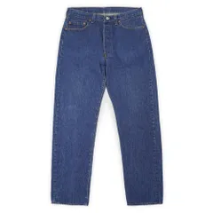 リーバイス Levi's 80s 80年代 501 デニムパンツ 内股シングル ハチマル クロスオーバー ジーンズ 定番 ヴィンテージ MADE IN USA アメリカ製 古着 インディゴブルー 濃紺 W32 L32 相当【中古】