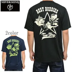 NEVER MIND ネバーマインド トムとジェリー TJN-2626 ドライ 半袖Ｔシャツ ドライ生地 吸汗速乾 UVカット トップス メンズ tjn-2626のサムネイル