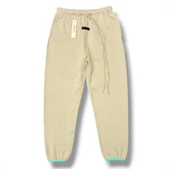 未使用 FEAR OF GOD ESSENTIALS SWEATPANTS 裾リブ切替カラースウェットイージーパンツ FOG フィアオブゴッド エッセンシャルズ SEAL S （14076M）