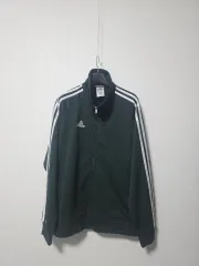 アディダス マーシャルアーツ 3本線 トラックジャージ グリーン L