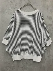 URBAN RESEARCH DOORS アーバンリサーチドアーズ DR45-21U106 タックフライスワイドTシャツ カットソー sizeM/白 ■■ レディース