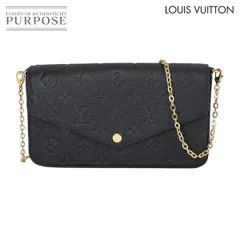 未使用 展示品 ルイ ヴィトン LOUIS VUITTON モノグラム アンプラント ポシェット フェリシー チェーン ウォレット レザー M64064 90320217