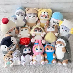 美品 mofusand モフサンド ぬいぐるみ 大量まとめ売り  サメにゃん マスコット サンリオコラボ 16点セット 106