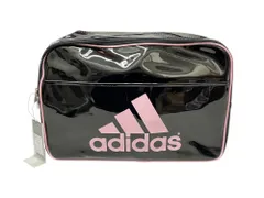 adidas (アディダス) エナメルショルダーバッグ スポーツバッグ IX894 ブラック×ピンク スポーツ用品/004