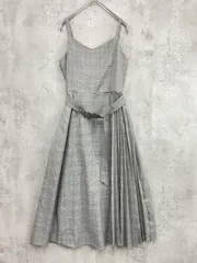 any SiS エニィスィス オンワード樫山 ジャンドレ キャミ ワンピース size1/グレーチェック ■◇ レディース