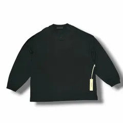 FEAR OF GOD ESSENTIALS LS TEE CORE 長袖Tシャツ カットソー ロンT FOG フィアオブゴッド エッセンシャルズ JET BLACK L （14075M）