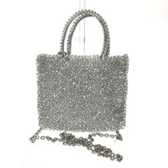 美品✨アンテプリマ ミディアム 人気色 シルバー チェーン 2way