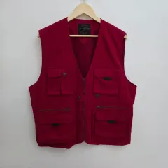 XL アディダス アドベンチャー ユーティリティー ポケット ベスト レッド